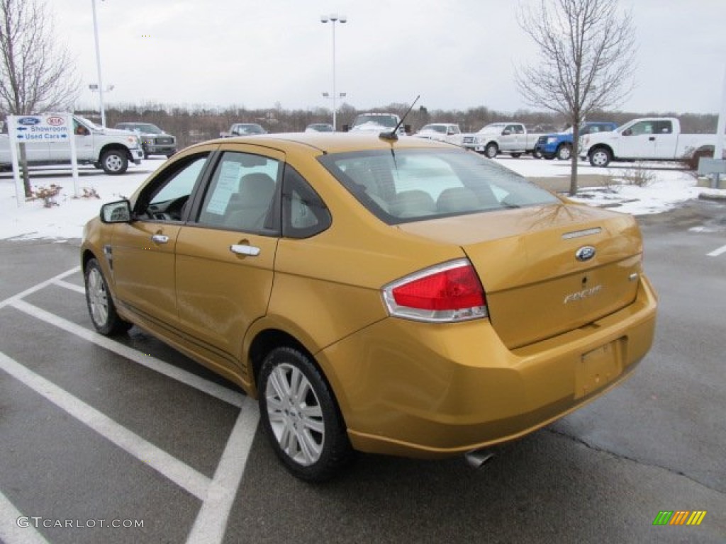 Amber Gold Metallic 2009 Ford Focus SEL Sedan Exterior Photo #59093264
