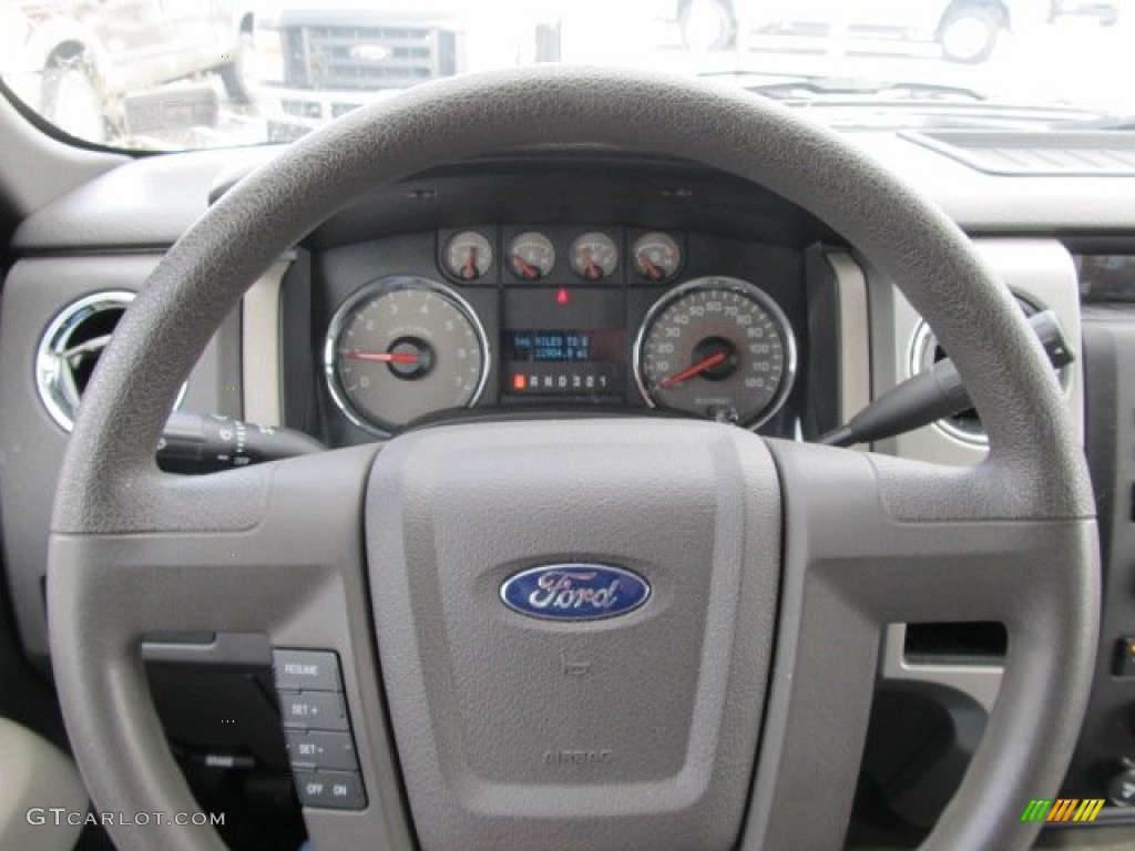 2010 F150 XLT SuperCrew 4x4 - Ingot Silver Metallic / Medium Stone photo #20