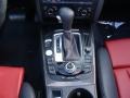 Black/Magma Red Silk Nappa Leather Transmission Photo for 2011 Audi S5 #59093633