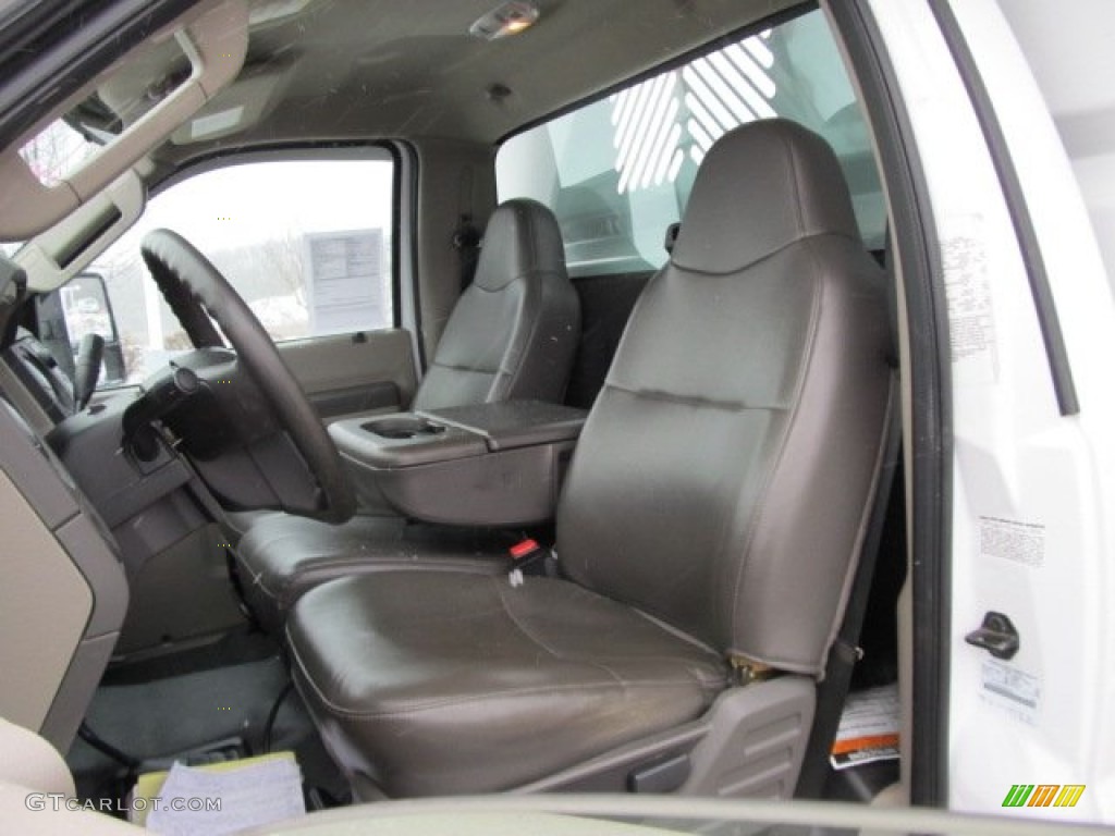 2010 Ford F350 Super Duty XL Regular Cab 4x4 Chassis Dump Truck Interior Color Photos