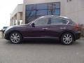 2008 Dark Currant Red Infiniti EX 35 Journey AWD  photo #3