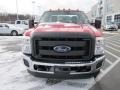 2012 Vermillion Red Ford F350 Super Duty XL SuperCab 4x4 Chassis  photo #7