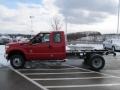 2012 Vermillion Red Ford F350 Super Duty XL SuperCab 4x4 Chassis  photo #9