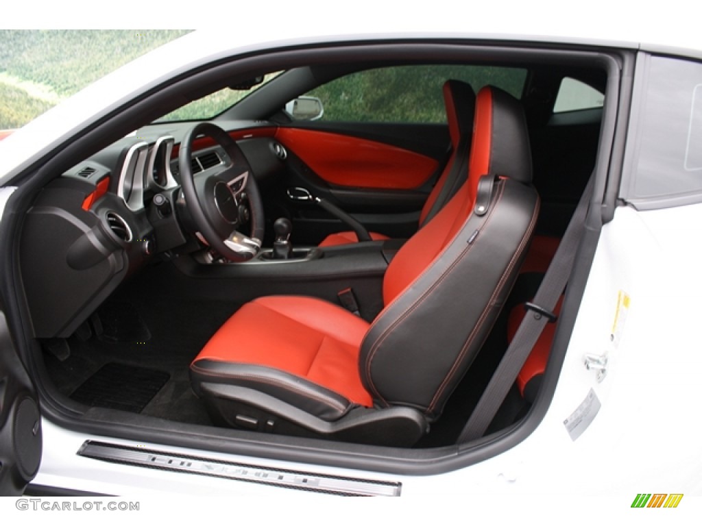 Inferno Orange/Black Interior 2011 Chevrolet Camaro SS/RS Coupe Photo #59095713