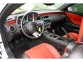 Inferno Orange/Black Prime Interior Photo for 2011 Chevrolet Camaro #59095721