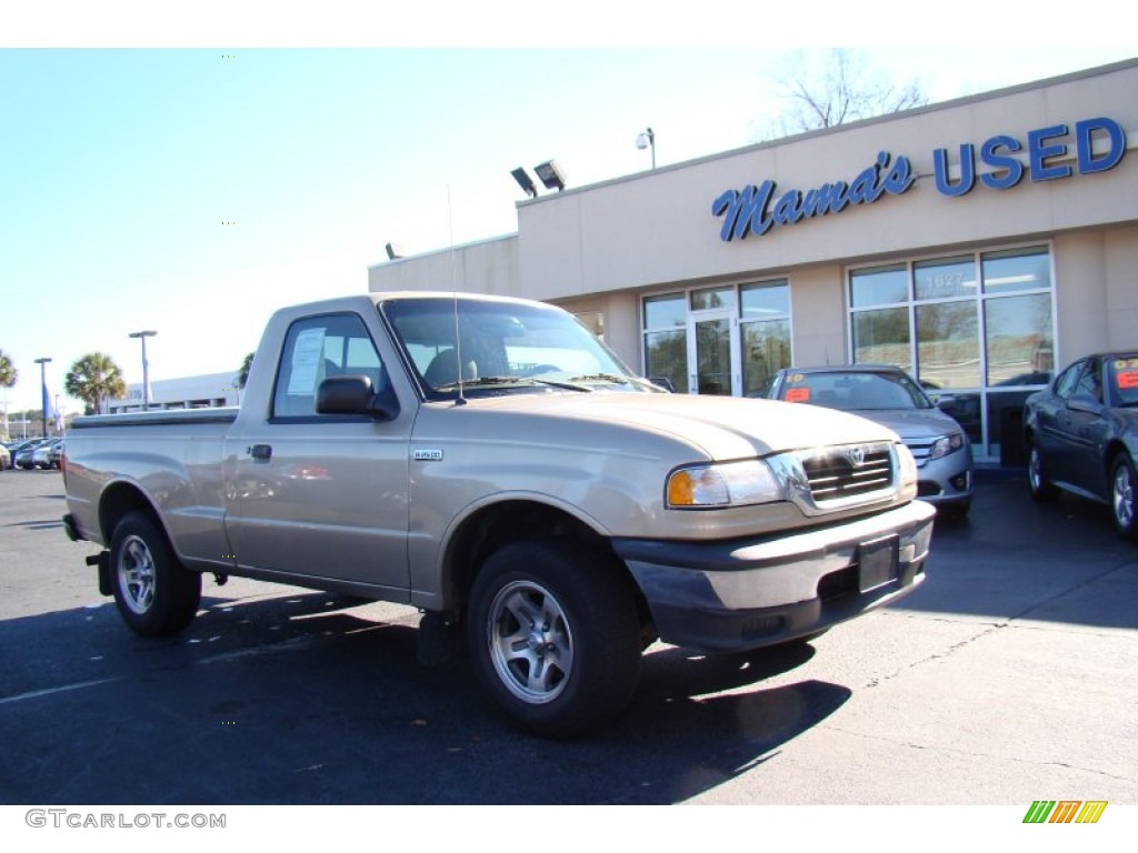 1999 B-Series Truck B2500 SE Regular Cab - Harvest Gold Metallic / Tan photo #2