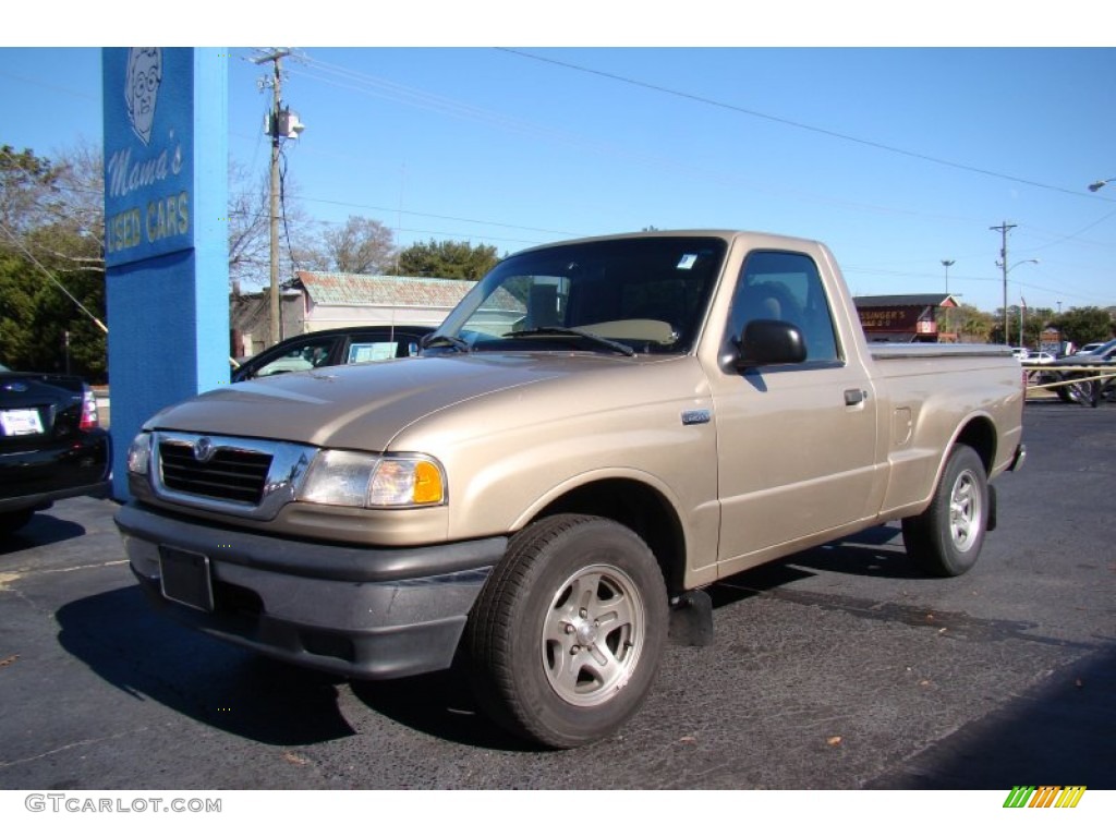 1999 B-Series Truck B2500 SE Regular Cab - Harvest Gold Metallic / Tan photo #4