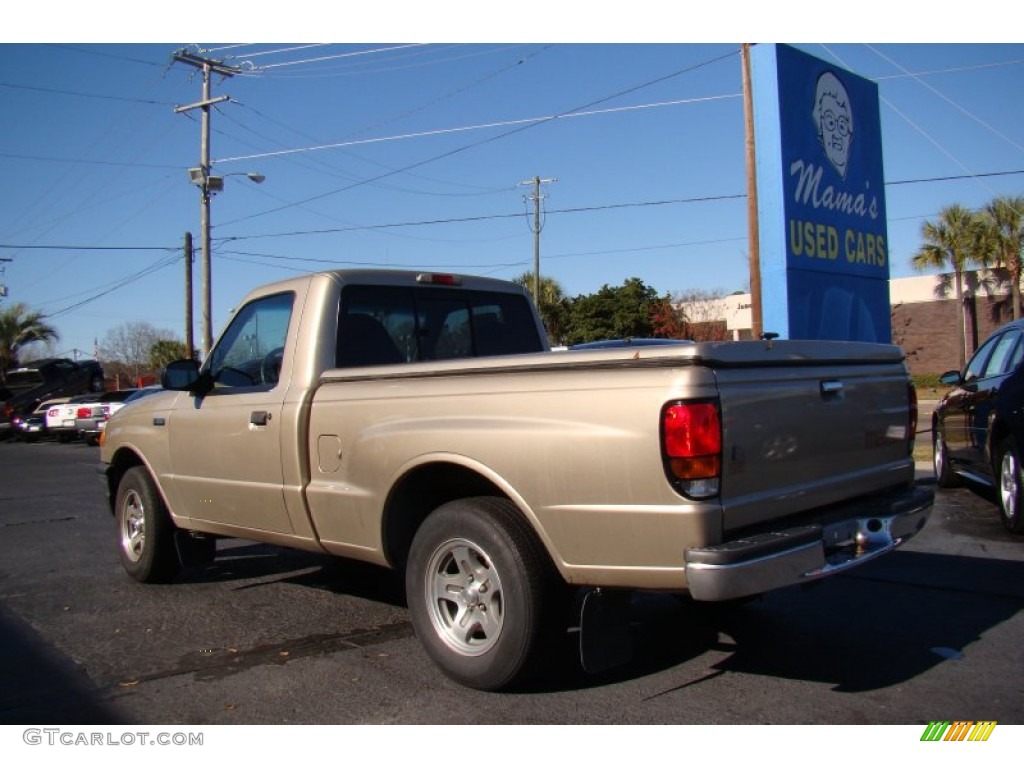 1999 B-Series Truck B2500 SE Regular Cab - Harvest Gold Metallic / Tan photo #6