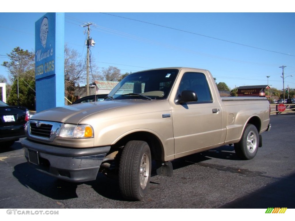 1999 B-Series Truck B2500 SE Regular Cab - Harvest Gold Metallic / Tan photo #25