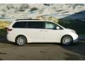 2012 Blizzard White Pearl Toyota Sienna Limited  photo #2