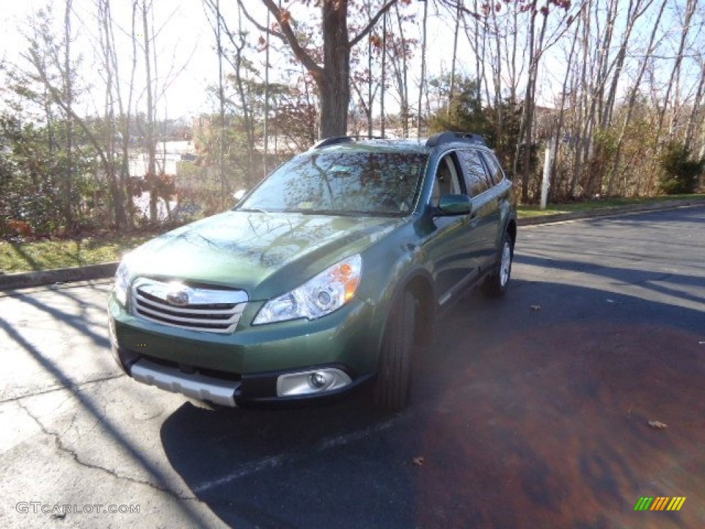 2012 Outback 2.5i Limited - Cypress Green Pearl / Warm Ivory photo #3