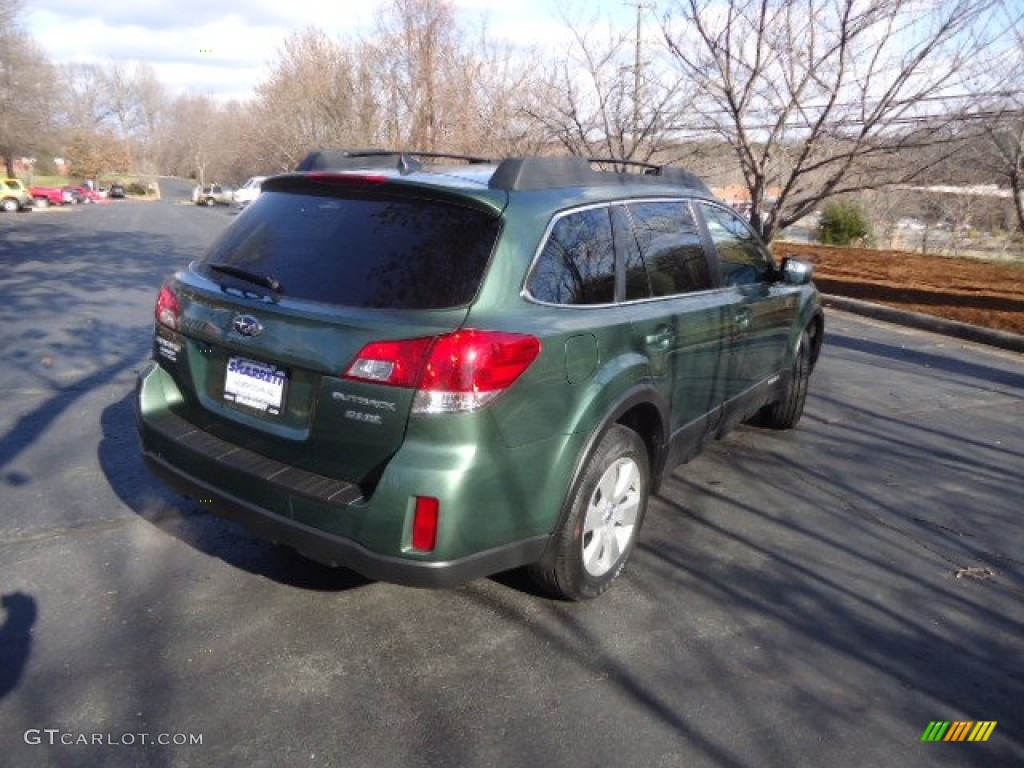 2012 Outback 2.5i Limited - Cypress Green Pearl / Warm Ivory photo #7