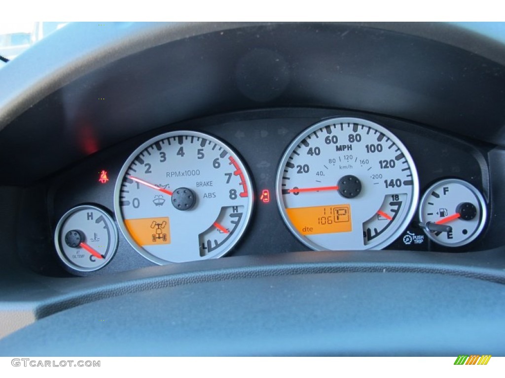 2012 Nissan Frontier Pro-4X Crew Cab 4x4 Gauges Photos