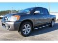 2008 Smoke Gray Nissan Titan LE Crew Cab  photo #3