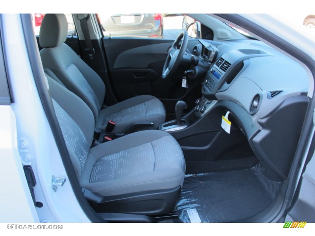 Jet Black/Dark Titanium Interior 2012 Chevrolet Sonic LS Hatch Photo #59098733