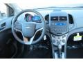 Jet Black/Dark Titanium 2012 Chevrolet Sonic LS Hatch Dashboard