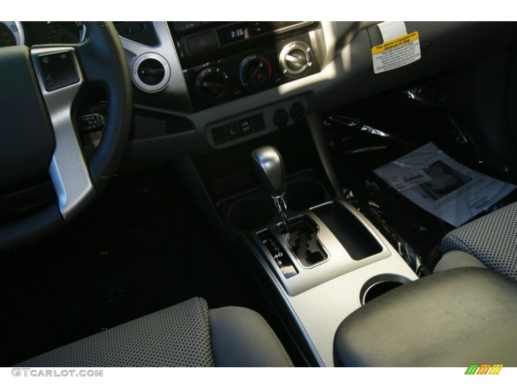 2012 Tacoma V6 TRD Double Cab 4x4 - Spruce Green Mica / Graphite photo #13