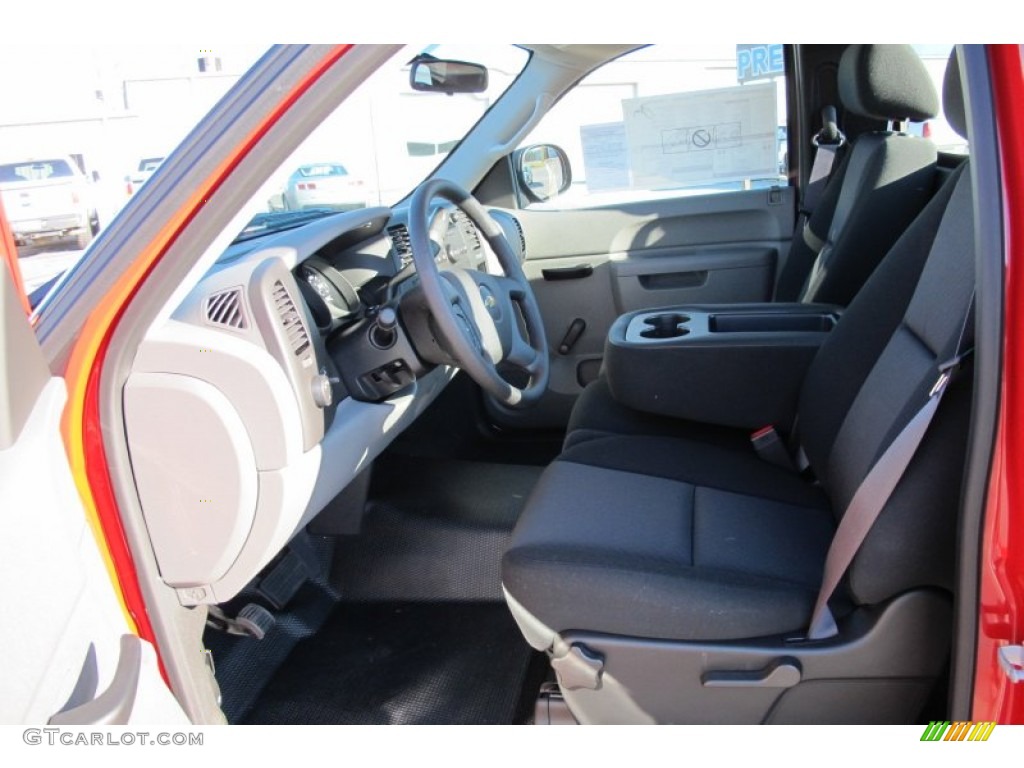 2012 Silverado 1500 Work Truck Regular Cab - Victory Red / Dark Titanium photo #9