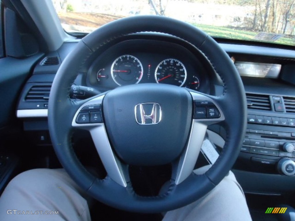 2012 Honda Accord SE Sedan Black Steering Wheel Photo #59100896