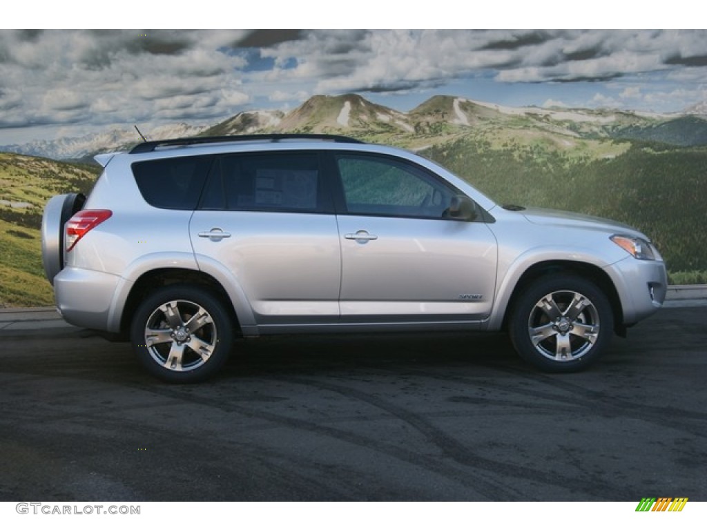 2011 RAV4 V6 Sport 4WD - Classic Silver Metallic / Dark Charcoal photo #2