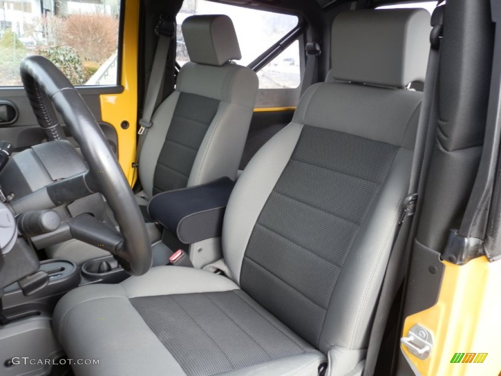 2009 Wrangler X 4x4 - Detonator Yellow / Dark Slate Gray/Medium Slate Gray photo #7