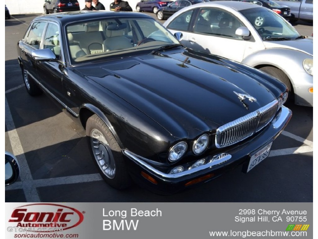 2000 XJ Vanden Plas - Anthracite Mica / Oatmeal photo #1