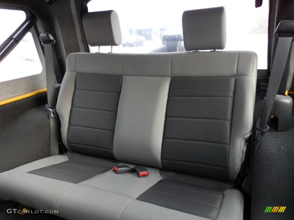 2009 Wrangler X 4x4 - Detonator Yellow / Dark Slate Gray/Medium Slate Gray photo #8