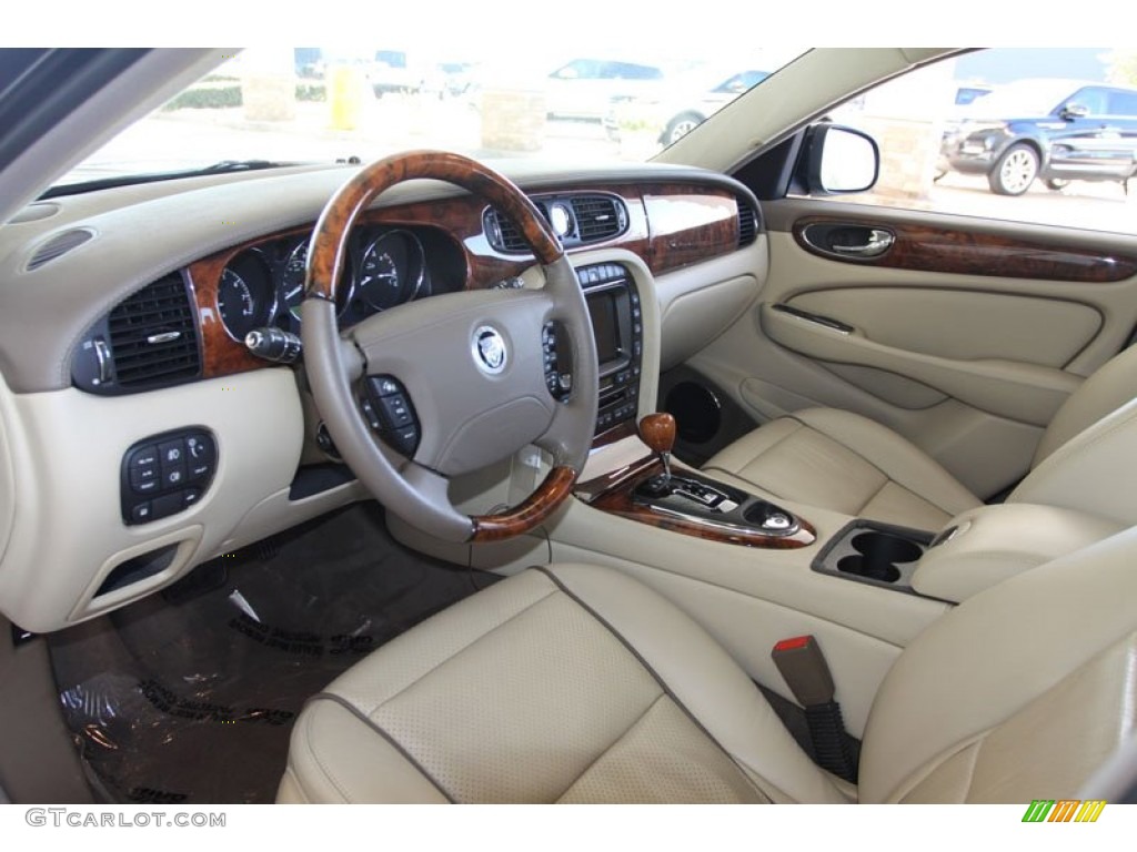 Barley/Mocha Interior 2009 Jaguar XJ XJ8 L Photo #59103650