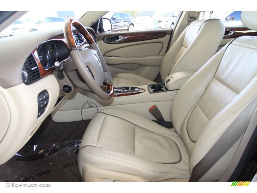 Barley/Mocha Interior 2009 Jaguar XJ XJ8 L Photo #59103659