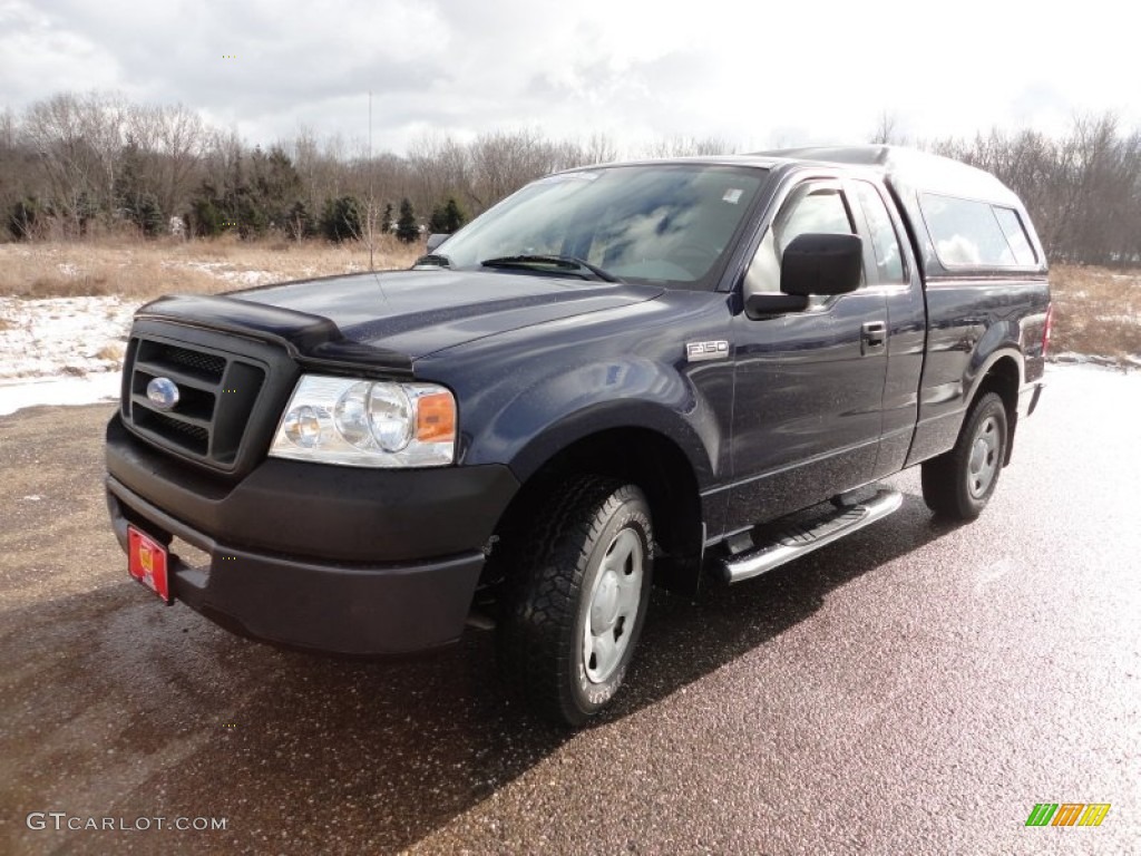 2006 F150 XL Regular Cab - True Blue Metallic / Medium Flint photo #11