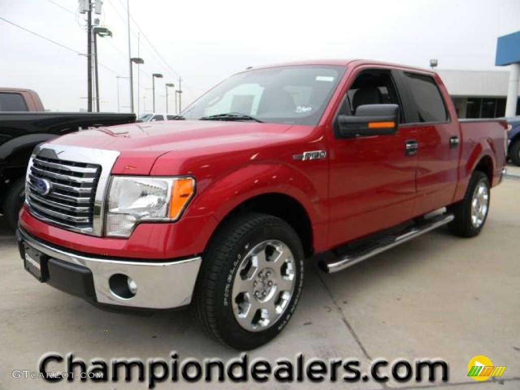 2011 Red Candy Metallic Ford F150 XLT SuperCrew 59053723 Photo 4