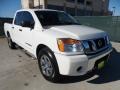 2009 Blizzard White Nissan Titan SE Crew Cab  photo #1