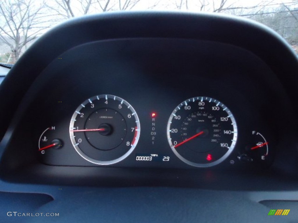 2012 Honda Accord EX V6 Sedan Gauges Photo #59105650