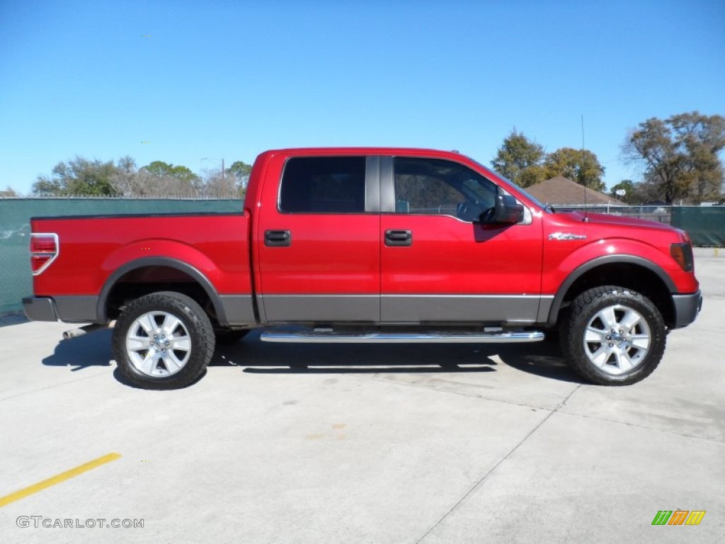 Razor Red Metallic 2009 Ford F150 FX4 SuperCrew 4x4 Exterior Photo #59105915