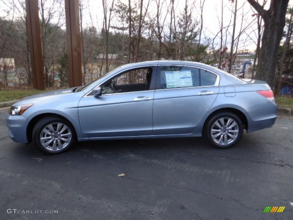 Celestial Blue Metallic 2012 Honda Accord EX V6 Sedan Exterior Photo #59108248