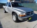 Bright Silver Metallic 2001 Dodge Dakota SLT Quad Cab
