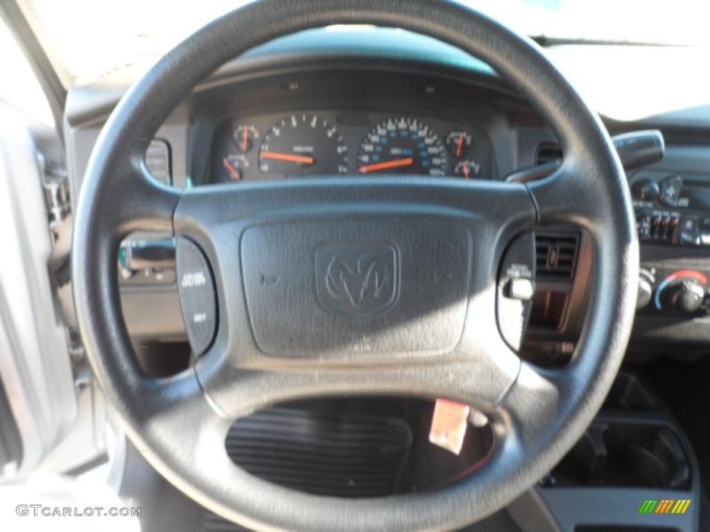 2001 Dodge Dakota SLT Quad Cab Dark Slate Gray Steering Wheel Photo #59108909