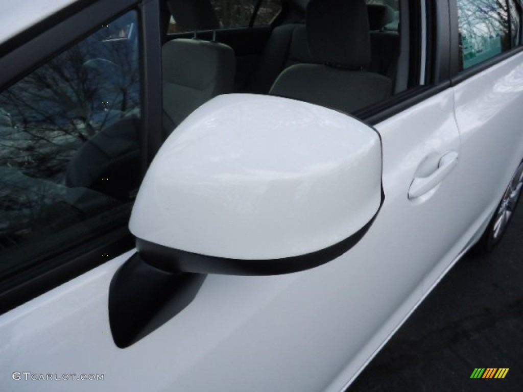 2012 Civic LX Sedan - Taffeta White / Gray photo #13