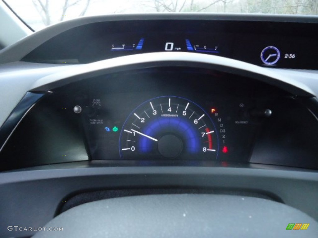 2012 Civic LX Sedan - Taffeta White / Gray photo #20