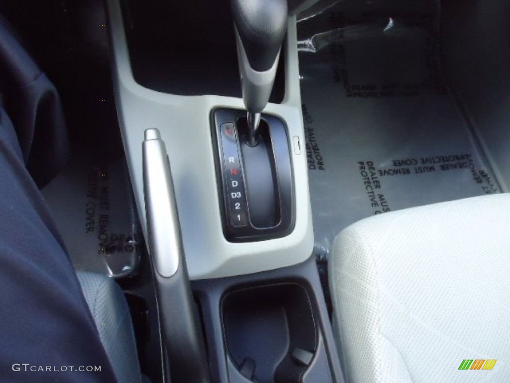 2012 Civic LX Sedan - Taffeta White / Gray photo #27