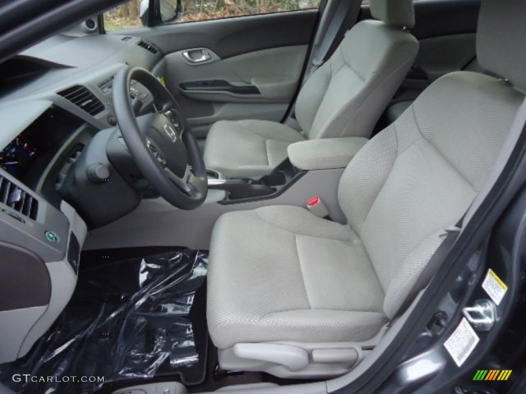 Gray Interior 2012 Honda Civic Hybrid Sedan Photo #59110250