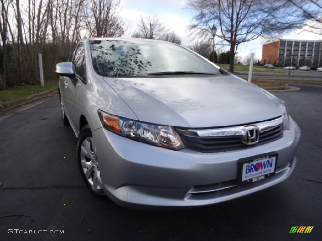 Alabaster Silver Metallic Honda Civic