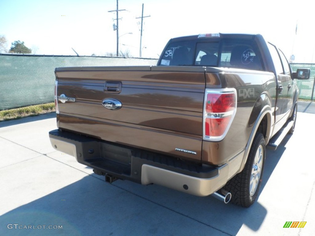 2012 F150 King Ranch SuperCrew 4x4 - Golden Bronze Metallic / King Ranch Chaparral Leather photo #3