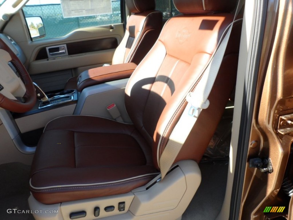 2012 F150 King Ranch SuperCrew 4x4 - Golden Bronze Metallic / King Ranch Chaparral Leather photo #24