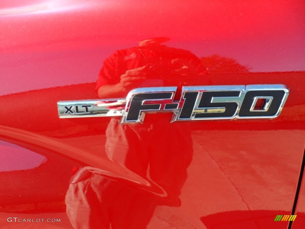 2012 F150 XLT SuperCrew - Race Red / Steel Gray photo #11