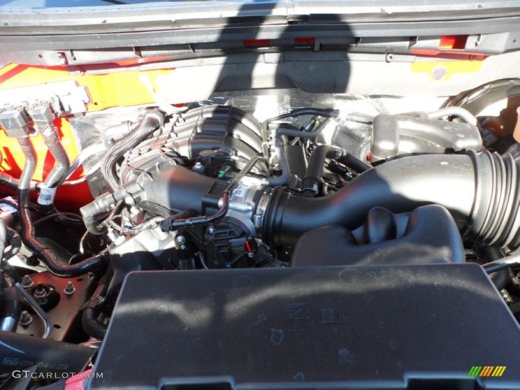 2012 F150 XLT SuperCrew - Race Red / Steel Gray photo #21