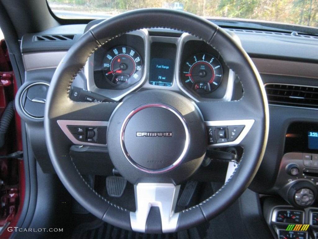 2011 Chevrolet Camaro LT/RS Coupe Beige Steering Wheel Photo #59112325