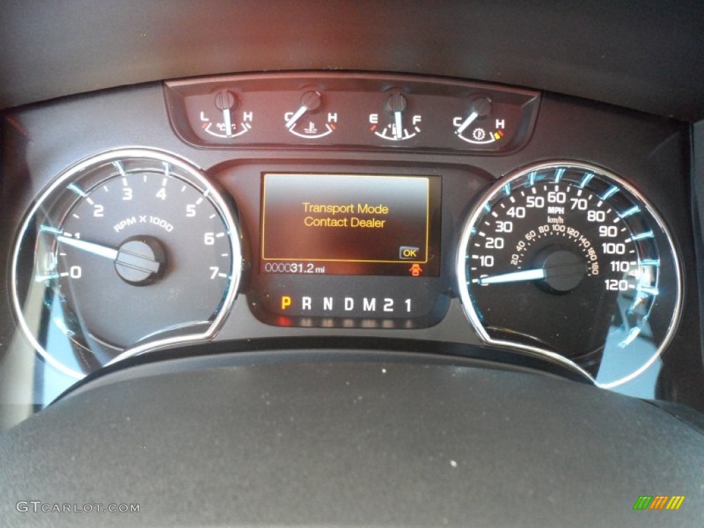 2012 Ford F150 XLT SuperCrew Gauges Photo #59112428