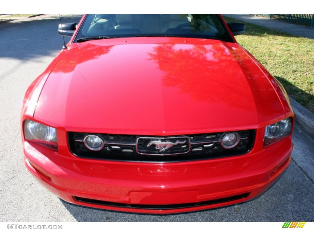 Torch Red 2006 Ford Mustang V6 Premium Convertible Exterior Photo #59114093