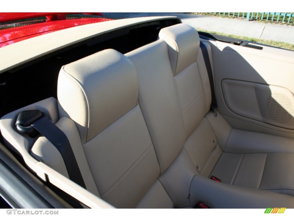 2006 Mustang V6 Premium Convertible - Torch Red / Light Parchment photo #55